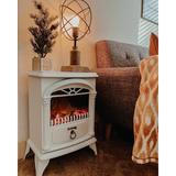 e-Flame USA Hamilton Electric Stove, Wood in White, Size 21.6 H x 14.8 W x 10.0 D in | Wayfair EF-BLT01