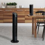 Seville Classics Inc. UltraSlimline® 40" Oscillating Tower Fan, Steel in Black, Size 40.0 H x 11.0 W x 11.25 D in | Wayfair EHF10130B