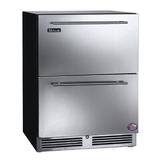 Perlick Freestanding Beverage Refrigerator Stainless Steel in Gray, Size 32.0 H x 24.0 W x 23.88 D in | Wayfair HA24RB-4-5
