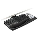 3M Easy Adjustable Keyboard Tray 28" H x 12.7" W Desk Keyboard Platform in Black, Size 28.0 H x 12.7 W x 6.7 D in | Wayfair MMMAKT90LE