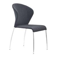 Zuo Modern 100042 Oulu Chair Graphite Fabric - Set Of 2