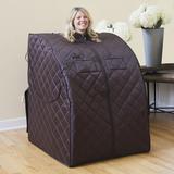 Heatwave Harmony Deluxe 1 Person Far Infrared Sauna Tent, Metal, Size 41.0 H x 32.0 W x 33.0 D in | Wayfair BSA6315