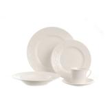 Red Vanilla Riviera 20 Piece Dinnerware Set, Service for 4 Porcelain/Ceramic in White | Wayfair FR900-905/4