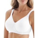Women's Playtex Ultimate Lift and Support Wire Free Bra, White 40 B