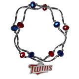 "Women's Minnesota Twins Bead Stretch Bracelet"