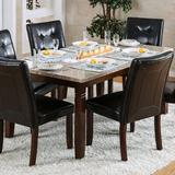 Lark Manor™ Sevyn Dining Table Wood in Brown, Size 30.5 H x 60.0 W x 36.0 D in | Wayfair RDBS5687 31780498