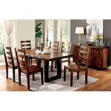 Foundstone™ Marlee 6 - Person Dining Set Wood in Black/Brown, Size 30.0 H in | Wayfair 46AD4A3F91E24B2AB90F765A6989E96E
