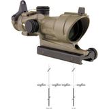 Trijicon 4x32 ACOG Riflescope (Amber Crosshair Illuminated Reticle, Cerakote Flat Da TA01-D-100319