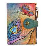 Anna by Anuschka Ladies Wallet Multi No Size Leather,Polyester