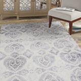Bungalow Rose Arnav Hand-Knotted Cotton Area Rug Viscose/Cotton in Gray, Size 72.0 W x 0.5 D in | Wayfair BNGL7890 33138505