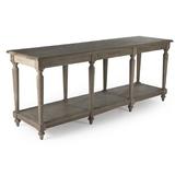 Zentique Alsace Buffet Table Wood in Brown/Gray, Size 31.0 H x 78.5 W x 21.5 D in | Wayfair T043 E272