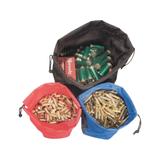 Tuff Products 3 Gun Ammo Bag Set Red/Blue/Black Nylon