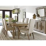 Lexington Shadow Play Concorder 7 Piece Dining Set Wood/Upholstered Chairs in Brown, Size 30.0 H in | Wayfair