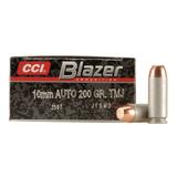 Blazer Ammunition 10mm Auto 200 Grain Total Metal Jacket