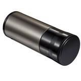 Visol Products Carlos Jr. Cigar Case Metal in Gray/Black, Size 7.75 H x 3.0 W x 3.0 D in | Wayfair VCASE460