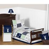 Sweet Jojo Designs Woodsy 5 Piece Toddler Bedding Set in Blue/Navy | Wayfair Woodsy-NV-MT-Tod