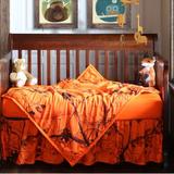 Realtree AP 3 Piece Crib Bedding Set Polyester in Red/Brown | Wayfair RT617