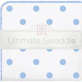 Swaddle Designs Pamela Blanket 100% Cotton in Blue, Size 42.0 H x 42.0 W in | Wayfair SD-356B