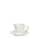 Tory Burch Lettuce Ware Cup & Saucer, Set of 2