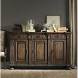 Hooker Furniture Rhapsody 72" Wide 3 Drawer Credenza Wood in Brown/Gray, Size 42.5 H x 72.0 W x 20.0 D in | Wayfair 5070-85001