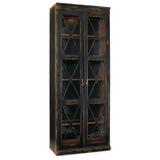 Hooker Furniture Sanctuary Lighted Display Stand Wood in Black, Size 84.0 H x 35.0 W x 17.0 D in | Wayfair 3005-50001