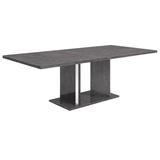 Wrought Studio™ Almedina Dining Table Wood in Brown/Gray, Size 30.0 H in | Wayfair WLGN7331 37112764