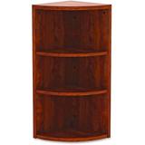 Lorell Essentials Series Corner Bookcase Wood in Brown, Size 37.8 H x 17.52 W x 5.12 D in | Wayfair LLR69890
