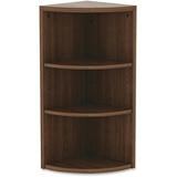 Lorell Essentials Series Corner Bookcase Wood in Brown, Size 37.8 H x 17.5 W x 4.9 D in | Wayfair 69610