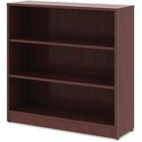 Lorell Essentials Series Standard Bookcase Wood in Brown/Red, Size 37.6 H x 12.0 D in | Wayfair LLR99781