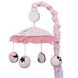 Geenny New Butterfly Baby Nursery Musical Mobile Plastic/Fabric in Pink, Size 36.0 H x 4.0 W x 5.0 D in | Wayfair CF-2075-M