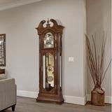 Howard Miller® Polk 89.25" Grandfather Clock Wood in Brown/Red, Size 89.25 H x 27.0 W x 16.5 D in | Wayfair 611246