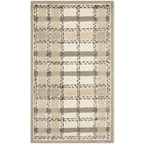 Brown/Gray Area Rug - Martha Stewart Rugs Plaid Handmade Tufted Sharkey Gray Area Rug Viscose/Wool in Brown/Gray, Size 30.0 W x 0.63 D in | Wayfair