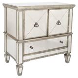 House of Hampton® Taelyn 3 Drawer Accent Cabinet Wood in Gray, Size 29.0 H x 30.0 W x 17.0 D in | Wayfair HOHM5000 38154407
