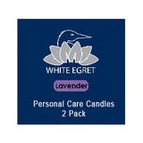 Aromatherapy Candles - Lavender, 2 Candles, White Egret Personal Care