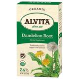 Dandelion Root Tea Organic, 24 Tea Bags, Alvita Tea
