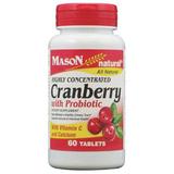 Highly Concentrated Cranberry with Probiotic, 60 Tablets, Mason Natural