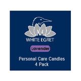 Aromatherapy Candles - Lavender, 4 Pack, White Egret Personal Care