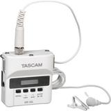 TASCAM DR-10L Micro Portable Audio Recorder with Lavalier Microphone (White) DR-10LW