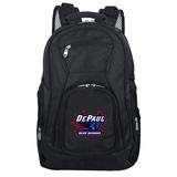 "Black DePaul Blue Demons 19"" Laptop Travel Backpack"