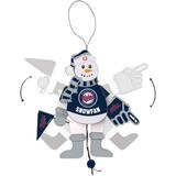 "Minnesota Twins Wood Cheering Snowman Ornament"
