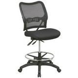 Air Grid Dual Function Drafting Stool w/ 21"-26" Seat Height