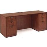 Cherry Laminate Credenza w/6 Drawers
