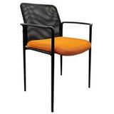 Mesh Stackable Guest Chair w/Color Burst