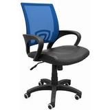 Leather & Mesh Color Burst Office Chairs