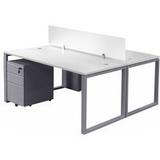 TrendSpaces 2-Person Basic Benching Workstation
