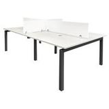 4-Person Benching Workstation w/ 48" x 24" Worksurfaces
