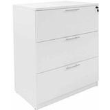 White 3-Drawer Lateral File