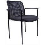 Stackable Black Mesh Guest Chair