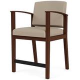 Amherst Wood Frame Hip Chair in Upgrade Fabric or Healthcare Vinyl