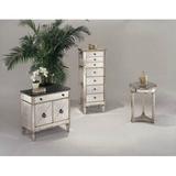 House of Hampton® Dashyra 2 - Door Accent Cabinet Wood/Stone in Brown/Gray, Size 29.0 H x 30.0 W x 17.0 D in | Wayfair